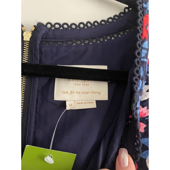 SOLD! Kate Spade NWT Daisy Jacquard Floral Embroidered Sleeveless Sheath Dress - Picture 9 of 12